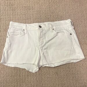 Citizens Of Humanity White Denim Shorts